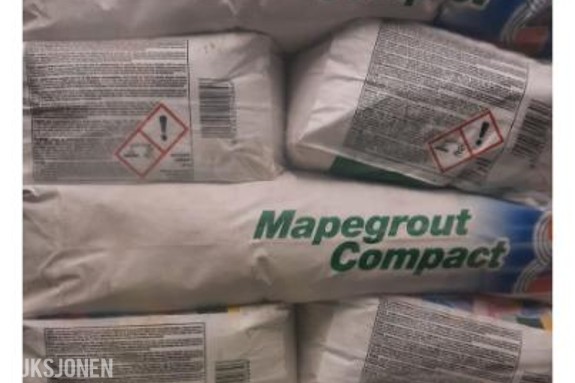 1248 sekker med Mapei Mapegrout Compact, sekk 20 kg